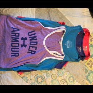 Lot of 4 athletic tanks